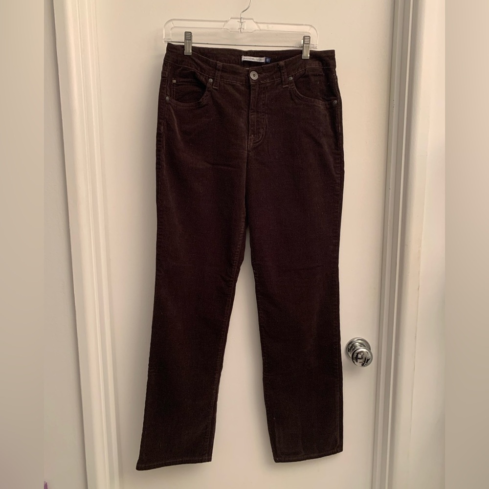 Women’s BANDOLINOBLU Brown Corduroy Jean Style Pants